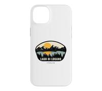 Carcasa para iPhone 14 Plus Lago di Lugano Italia Design Vacation Souvenir
