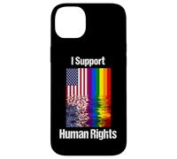 Carcasa para iPhone 14 Plus Las Banderas apoyan los Derechos Humanos Orgullo Gay Reflexión Diversidad