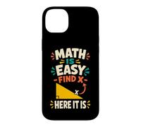 Carcasa para iPhone 14 Plus Las matemáticas Son fáciles Profesor de geometría de álgebra Divertido