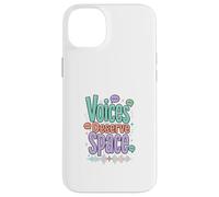 Carcasa para iPhone 14 Plus Las Voces merecen un diseño de Conciencia sobre la comunicación Espacial