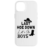 Carcasa para iPhone 14 Plus Last Hoe Down Bachelorette Party Cowboy Women Lets Go Girls