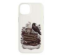 Carcasa para iPhone 14 Plus Lee Libros y sé Amable Dark Academia Literatura clásica Cuervo