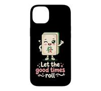 Carcasa para iPhone 14 Plus Let The Good Times Roll Mahjong Player Tile Game Estrategia
