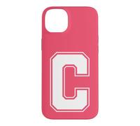 Carcasa para iPhone 14 Plus Letra C Big Bold Capital Varsity Alfabeto Monograma