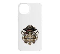 Carcasa para iPhone 14 Plus Levanta el Infierno y zarpa Pirate Skull Nautical Adventure