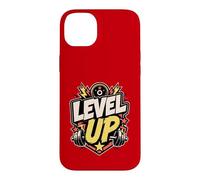 Carcasa para iPhone 14 Plus Level UP | Gimnasio/Sala Fitness Motivación Deportiva