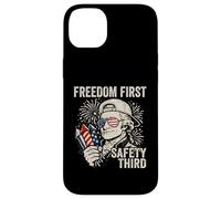 Carcasa para iPhone 14 Plus Libertad Primera Seguridad Tercera Alexander Hamilton 4 de Julio