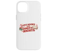 Carcasa para iPhone 14 Plus Libros de Amor y Derechos de Las Mujeres Diseño Feminista Amante de los Libros