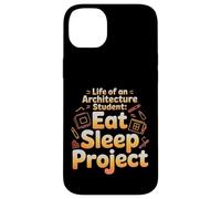 Carcasa para iPhone 14 Plus Life of An Architecture Student Eat Sleep Project -