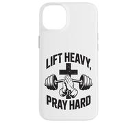 Carcasa para iPhone 14 Plus Lift Heavy Pray Hard - Gimnasio de Entrenamiento Cristiano