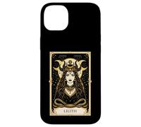 Carcasa para iPhone 14 Plus Lilith Tarot Card Wicca Gothic Goddess Pagan Ocult