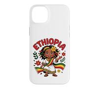 Carcasa para iPhone 14 Plus Linda niña etíope en Vestido Tradicional para niños