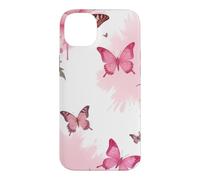 Carcasa para iPhone 14 Plus Lindas Mariposas Rosadas Mariposa Femenina Y2K