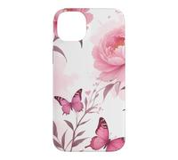 Carcasa para iPhone 14 Plus Lindas Mariposas Rosas Rosas Femeninas Y2K