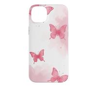 Carcasa para iPhone 14 Plus Lindas Mariposas Rosas Rosas Femeninas Y2K