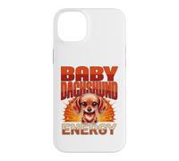 Carcasa para iPhone 14 Plus Lindo bebé Dachshund Energy Puppy Wiener Dog Doxie Vibes