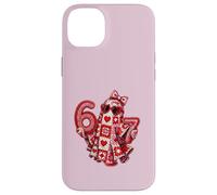 Carcasa para iPhone 14 Plus Lindo Crochet Ghost 67 Meme Pink Coquette Cumpleaños 67