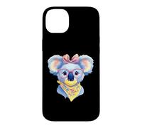 Carcasa para iPhone 14 Plus Lindo Retrato de León Amante Animal Graphic Rosa Gafas Floral