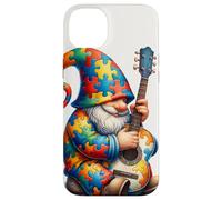 Carcasa para iPhone 14 Plus Lindo Rompecabezas gnomo Conciencia sobre el Autismo