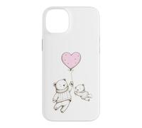 Carcasa para iPhone 14 Plus Lindos Osos con Globo de corazón, diseño de Animales, Regalo