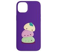 Carcasa para iPhone 14 Plus Lindos Personajes de Mochi Kawaii Apilados
