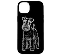 Carcasa para iPhone 14 Plus Line Art Wire Fox Terrier Wire Hair Fox