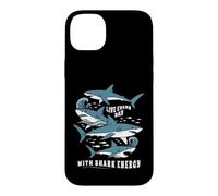 Carcasa para iPhone 14 Plus Live Every Day with Shark Energy - Gráfico de Tiburón