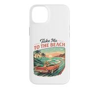 Carcasa para iPhone 14 Plus Llévame a la Playa Retro Sunset Drive
