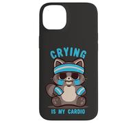Carcasa para iPhone 14 Plus Llorar es mi Mapache Cardiovascular