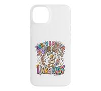 Carcasa para iPhone 14 Plus Lo Siento, perdí tu Llamada Estaba Ocupado Golfing Duck