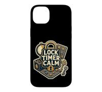 Carcasa para iPhone 14 Plus Lock Timer Calm Enigma Cronómetro Equipo