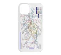 Carcasa para iPhone 14 Plus Londres Reino Unido Metro Train Railway - Souvenir Ruta Mapa Europa