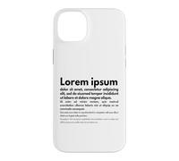 Carcasa para iPhone 14 Plus Lorem Ipsum | Frases en latín, Diseño Gráfico, Edición de Textos