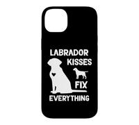 Carcasa para iPhone 14 Plus Los Besos de Labrador lo arreglan Todo.