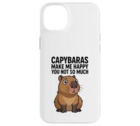 Carcasa para iPhone 14 Plus Los capibaras me Hacen Feliz no Tanto