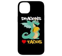 Carcasa para iPhone 14 Plus Los Dragones aman los Tacos
