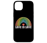 Carcasa para iPhone 14 Plus Love is Love Rainbow Vintage Pride LGBTQ