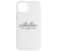 Carcasa para iPhone 14 Plus Lucha contra la Buena Batalla Los Hombres y Mujeres Cristianos aman a Dios y Jesús