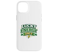 Carcasa para iPhone 14 Plus Lucky Energy Only 17 de Marzo Fiesta Irlandesa Clover St Patricks