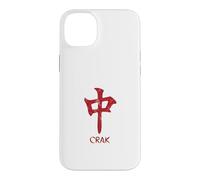 Carcasa para iPhone 14 Plus Mahjong Lovers Crak Red Dragon Símbolo Azulejos Puntos Bam Kung