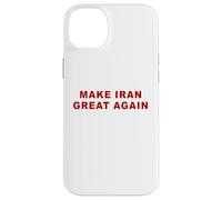 Carcasa para iPhone 14 Plus Make Iran Great Again - Minimal Text White & Red