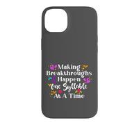 Carcasa para iPhone 14 Plus Making Breakthroughs One Syllable At A Time Speech Therapy