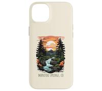 Carcasa para iPhone 14 Plus Manitou Springs, Colorado, EE. UU., diseño panorámico Retro de montañas