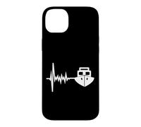 Carcasa para iPhone 14 Plus Marinero Barco Latido del Corazón Barca Fluvial Regalo