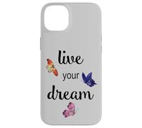 Carcasa para iPhone 14 Plus Mariposas de Acuarela Live Your Dream