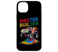 Carcasa para iPhone 14 Plus Master Builder Monster Truck - Bloques de construcción para niños