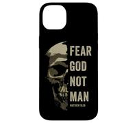 Carcasa para iPhone 14 Plus Matthew 10:2 Fear God Not Man - Christian Faith Bible Gospel