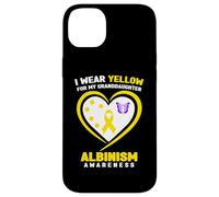 Carcasa para iPhone 14 Plus Me Pongo de Amarillo para concienciar a mi Nieta sobre el albinismo