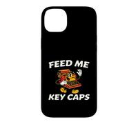 Carcasa para iPhone 14 Plus Mechanical Keyboard Feed Me Key Caps Retro Typist