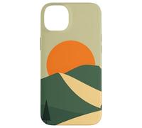 Carcasa para iPhone 14 Plus Medio Siglo Montaña Puesta del Sol Paisaje